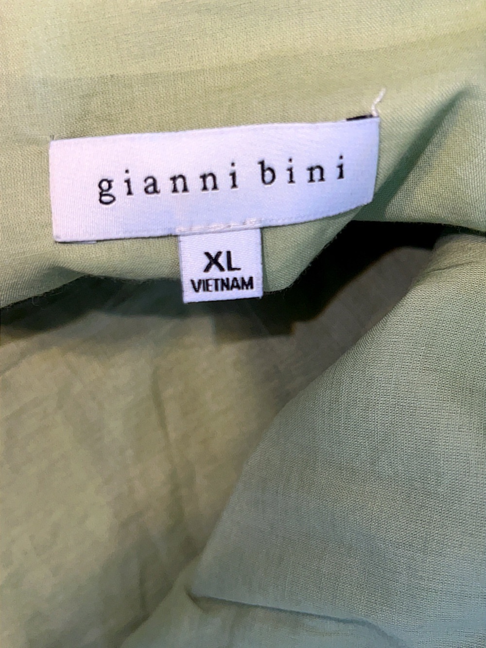 Gianni Bini Sage Green Wrap Tiered Maxi Dress XL - Picture 2 of 7